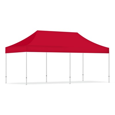10' x 10' Blank Red Canopy Tent Package